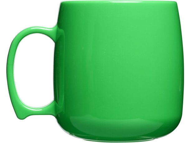 Taza de plástico clásica de 300 ml Verde detalle 18