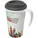 Taza térmica personalizada en pp 350ml Blanco/gris