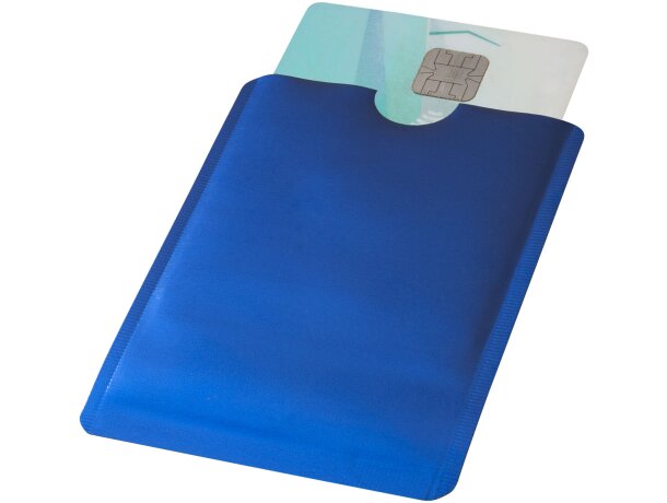 Portatarjetas para smartphone con protección RFID Exeter con logo