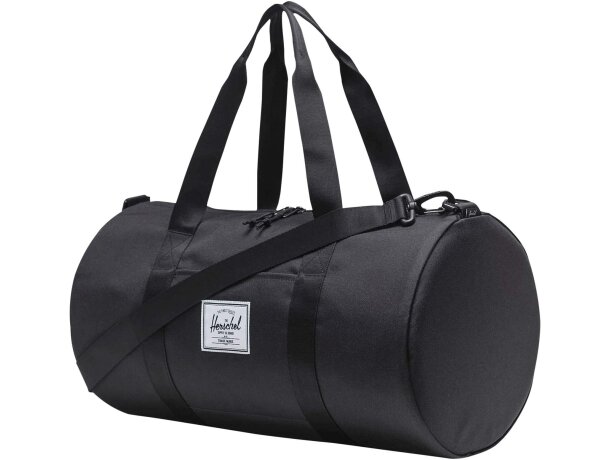 Bolsa de gimnasio Herschel Classic 27l poliéster reciclado Negro intenso detalle 2