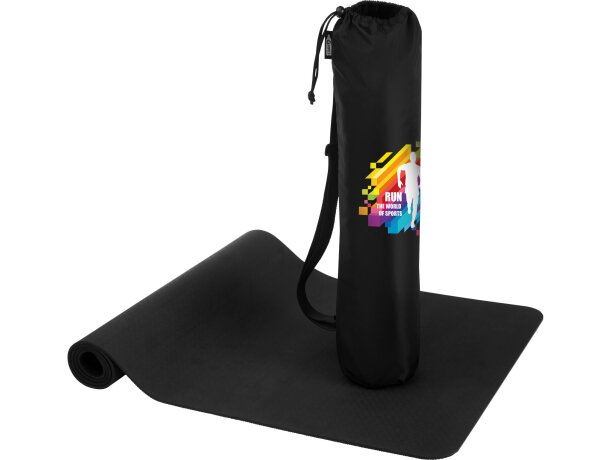Esterilla yoga TPE reciclado Virabha con funda incluida Negro intenso detalle 16