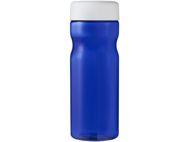 Bidón deportivo de 650 ml con tapa de rosca H2O Active® Base Tritan™ Azul/blanco detalle 31