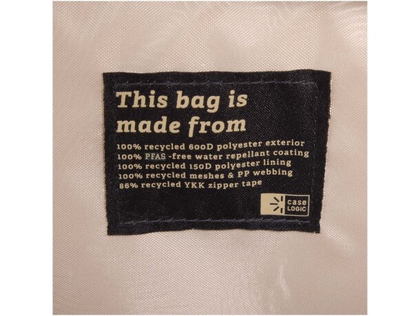 Bolsa portátil 15,6 reciclada Case Logic Invigo Negro intenso detalle 7