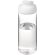Bidón deportivo con tapa Flip de 600 ml H2O Active® Octave Tritan™ Transparente claro/blanco