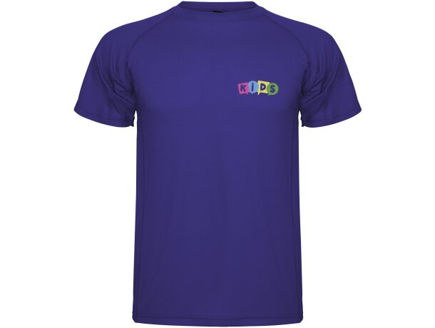 Camiseta deportiva infantil Montecarlo Roly punto piqué detalle 39