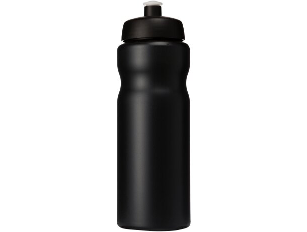 Bidón deportivo Baseline Plus 650 ml con tapa antifugas Negro intenso detalle 2