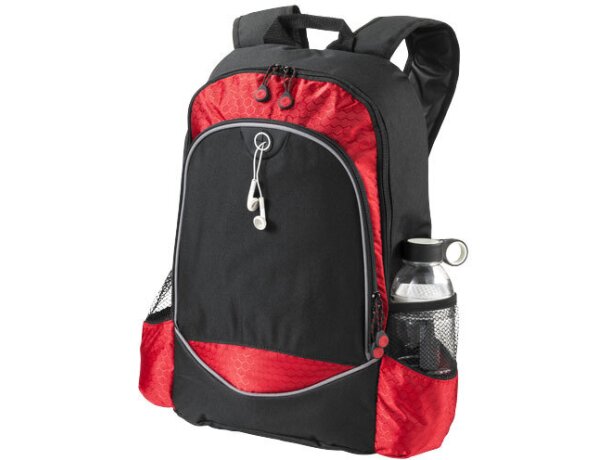 Mochila para portátil con bolsillos laterales Mochila para portátil con bolsillos laterales