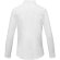 Camisa manga larga mujer Pollux Oxford entallada personalizable Blanco detalle 3