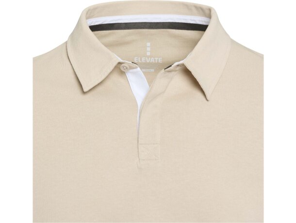 Sudadera polo rugby unisex Clyde algodón orgánico 280 g/m² detalle 15