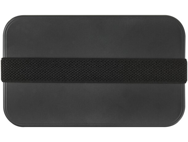 Fiambrera sostenible 700ml MIYO Renew de bioplástico Granito/negro intenso detalle 32