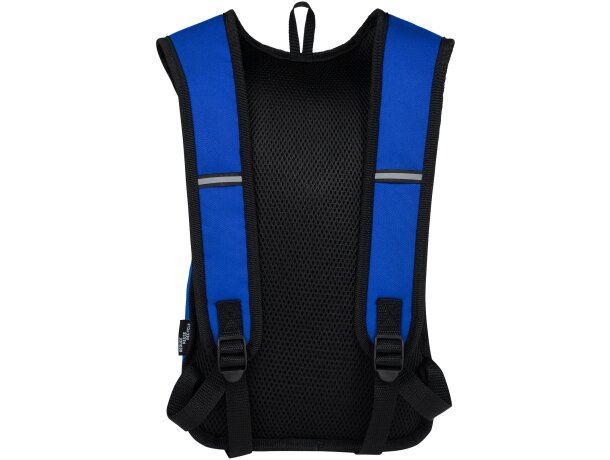 Mochila exterior GRS RPET Trails 6,5L certificada sostenible Azul real detalle 24