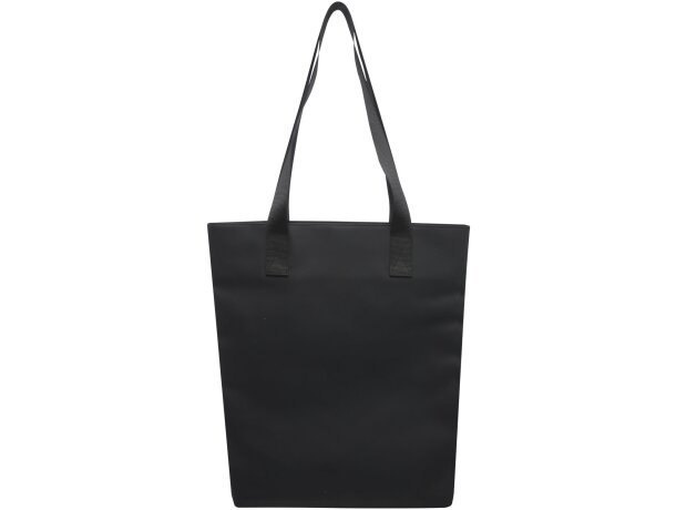 Bolsa tote Turner GRS de poliuretano reciclado con certificación Negro intenso detalle 3