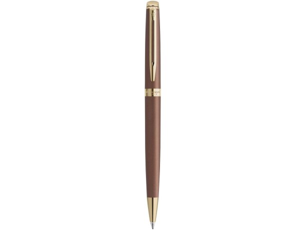 Bolígrafo Waterman Hemisphere acero inoxidable lacado Cobre detalle 14