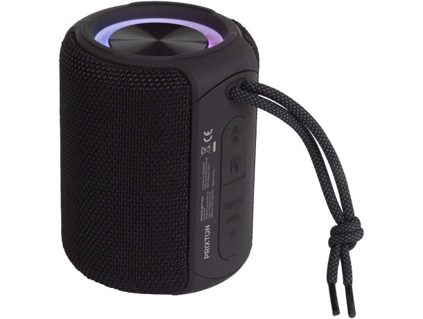 Altavoz Prixton Beat Box con Bluetooth 5.3 y resistencia IPX5 Negro intenso detalle 3