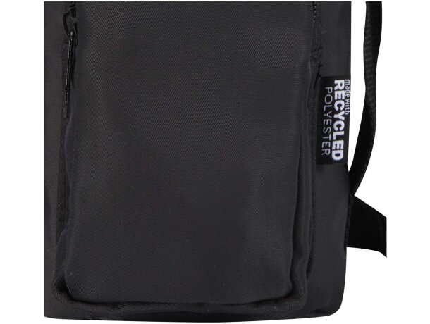 Bolsa para botellas de viaje reciclada Trip Aware de 2 litros Negro intenso detalle 6