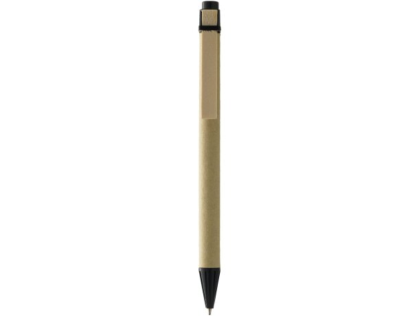 Bolígrafo con pulsador en papel ecológico personalizada