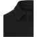 Polo manga larga Apollo algodón piqué unisex corporativo Negro intenso detalle 4
