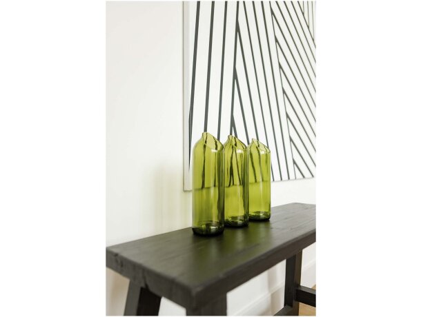 Jarra de agua de vidrio reciclado 750ml verde medio Verde detalle 4