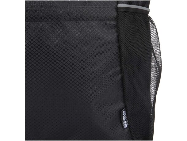 Bolsa tote Nomad 18L yoga poliéster reciclado certificado GRS Negro intenso detalle 5