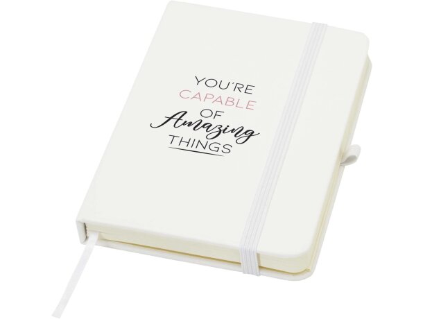 Libreta tapa dura A6 Spectrum Plus con papel FSC certificado Blanco detalle 13