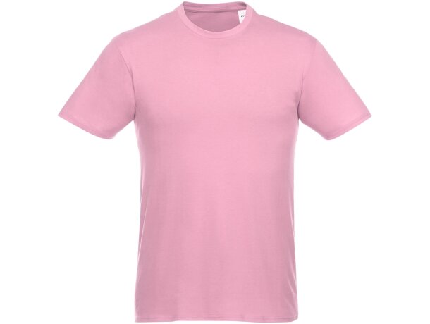 Camiseta de manga corta para hombre Heros Rosa claro detalle 25