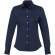 Camisa Oxford manga larga mujer Vaillant algodón 142 g/m² Azul marino detalle 15