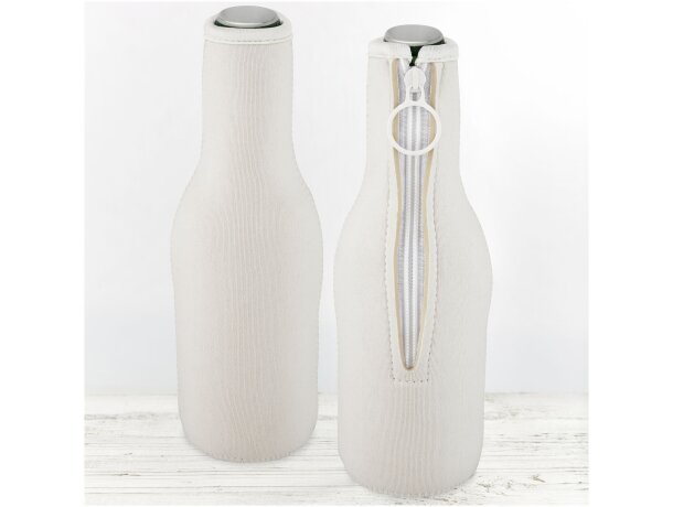 Funda para botellas térmicas de neopreno plegable Fris Blanco detalle 7
