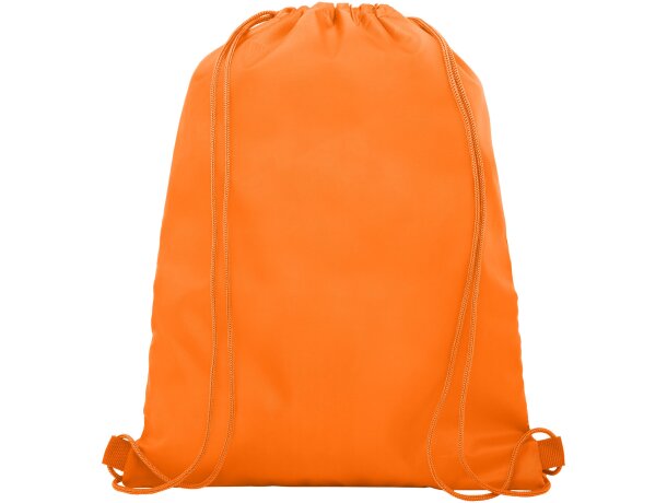 Mochila de cuerdas para empresa poliéster Oriole Naranja detalle 23