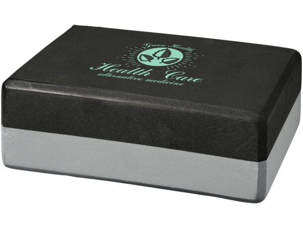 Bloque de yoga Lahiri Gris/negro intenso detalle 4
