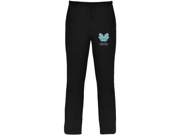Pantalón unisex New Astun Roly con interior cepillado Negro intenso detalle 5