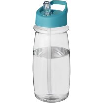 Botella deportiva 600 ml tapa flip antifugas PET