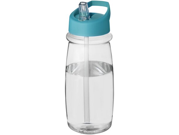 H2O Active® Pulse Bidón deportivo con tapa con boquilla de 600 ml Transparente/lima detalle 28