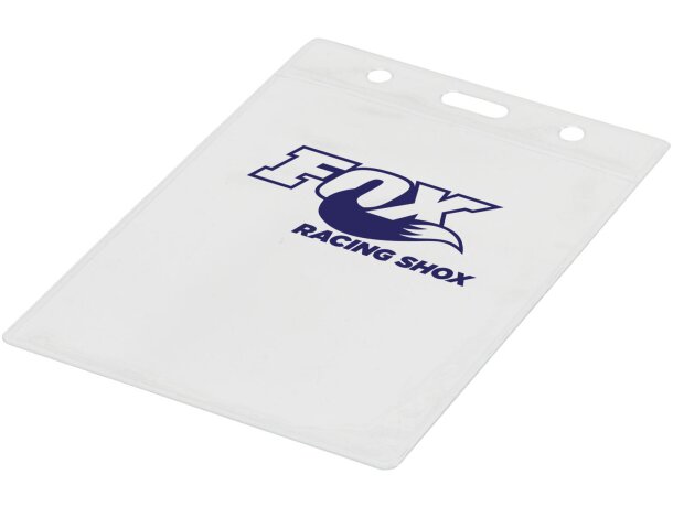 Funda colgable para tarjetas Lorenzo Transparente claro detalle 1