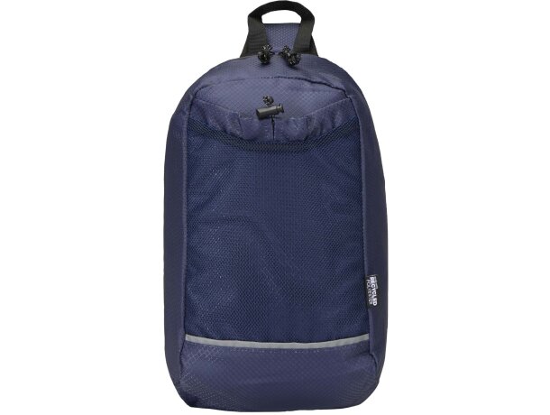Bolsa cruzada de hidratación Nomad 6L en poliéster reciclado Azul marino detalle 8