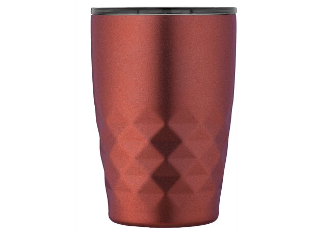 Vasos térmicos con tapa deslizante acero 350ml GEO Rojo detalle 6