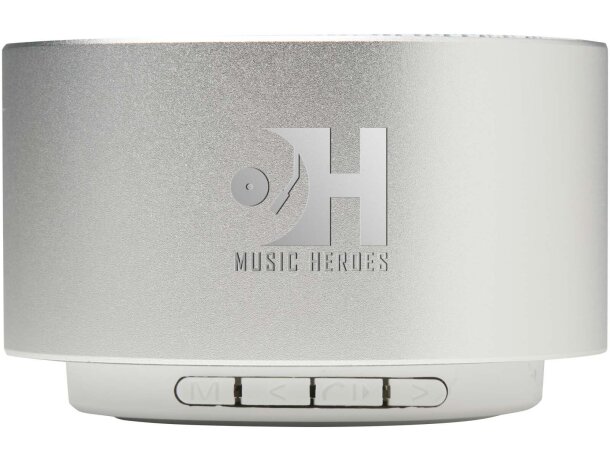 Altavoz inalámbrico bluetooth Ankaa aluminio reciclado 3W Plateado detalle 6