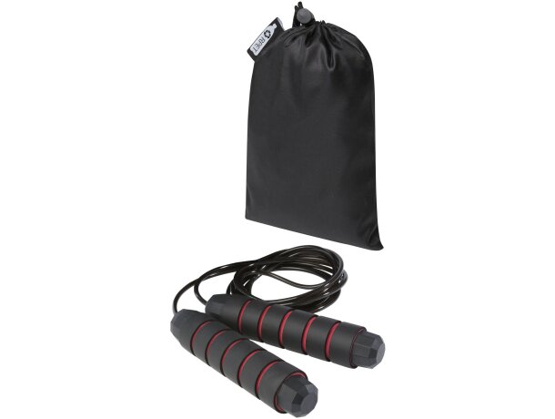 Cuerda de saltar suave en bolsa de PET reciclado Austin grabado