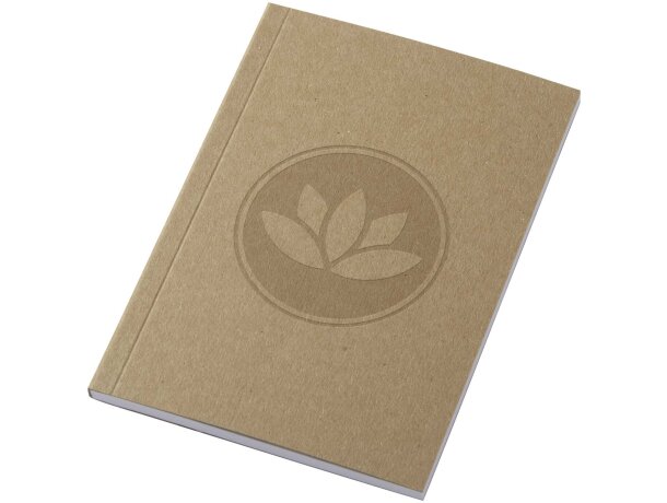 Libreta A6 tapa blanda craft Novella Austen Natural detalle 1