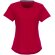 Camiseta de manga corta de material reciclado GRS para mujer Jade Rojo detalle 9