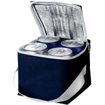 Bolsa isotérmica para 4 latas personalizada azul marino Bolsa isotérmica para 4 latas personalizada azul marino