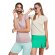Camiseta cuello pico mujer Roly Victoria algodón 155 g/m² detalle 19