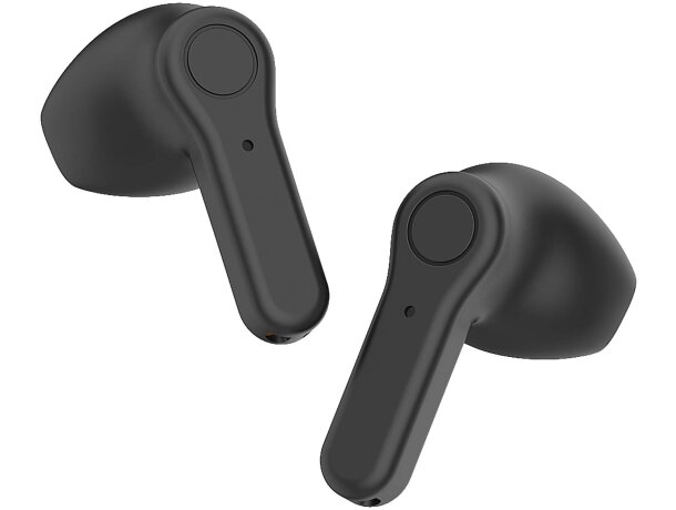 Auriculares Bluetooth Prixton TWS155 con batería recargable Negro intenso detalle 8