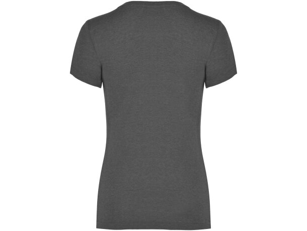 Camiseta manga corta mujer Fox Roly jaspeado personalizable Negro detalle 1