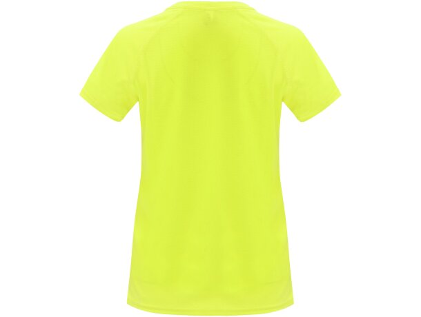Camiseta deportiva manga corta mujer Bahrain Roly técnica detalle 38