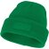 Gorro de lana con parche Boreas Verde helecho