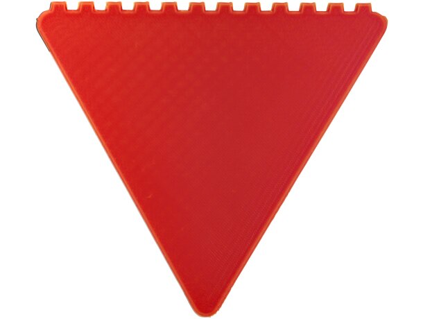 Rascador de hielo triangular Frosty de plástico reciclado Rojo detalle 13