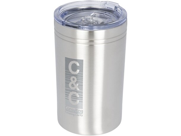 Vaso Pika 330ml acero inoxidable doble pared aislamiento vacío Plateado detalle 4