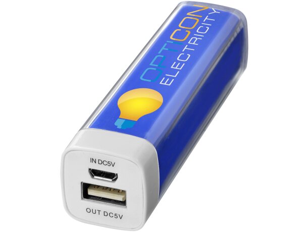 Power bank de plástico modelo flash personalizado