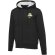 Sudadera sherpa con cremallera y capucha Natron Negro intenso detalle 4