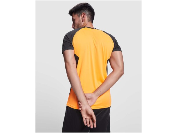 Camiseta deportiva Bugatti Roly cool fit unisex Blanco/azul real detalle 3